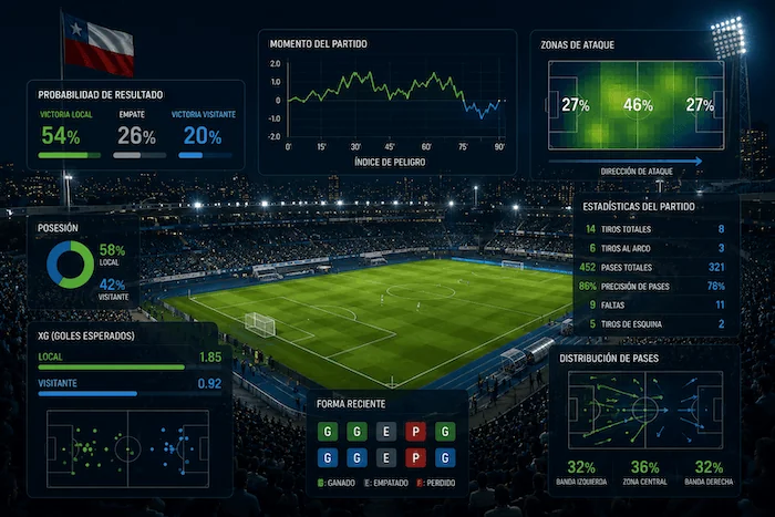 Estadísticas y predicciones de fútbol con IA